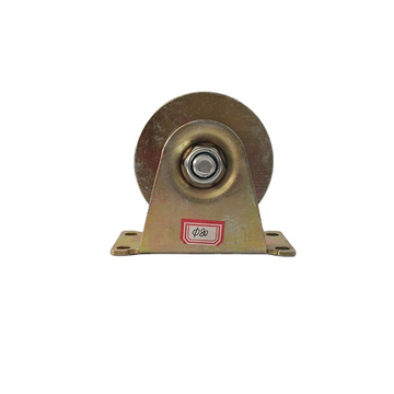 Heavy track sliding door pulley